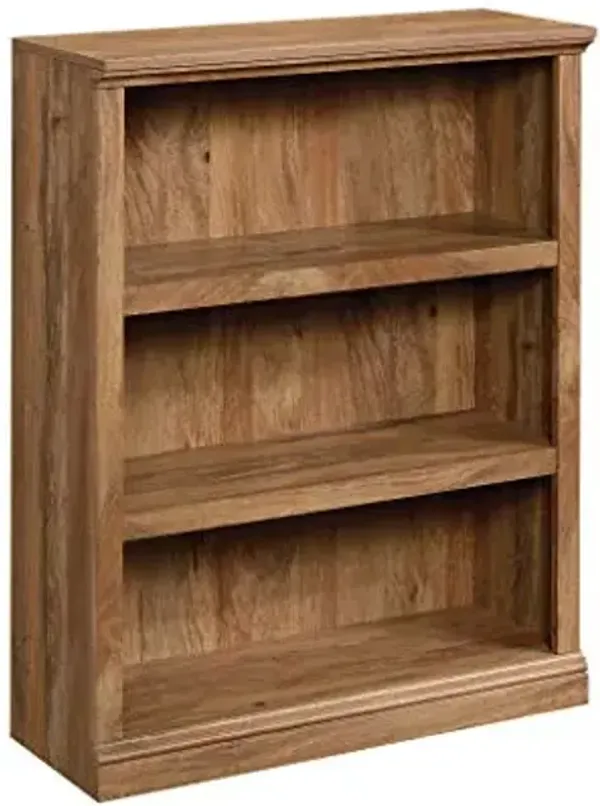 Sauder Miscellaneous Storage 3-Shelf Bookcase/ Book shelf, Sindoori Mango finish