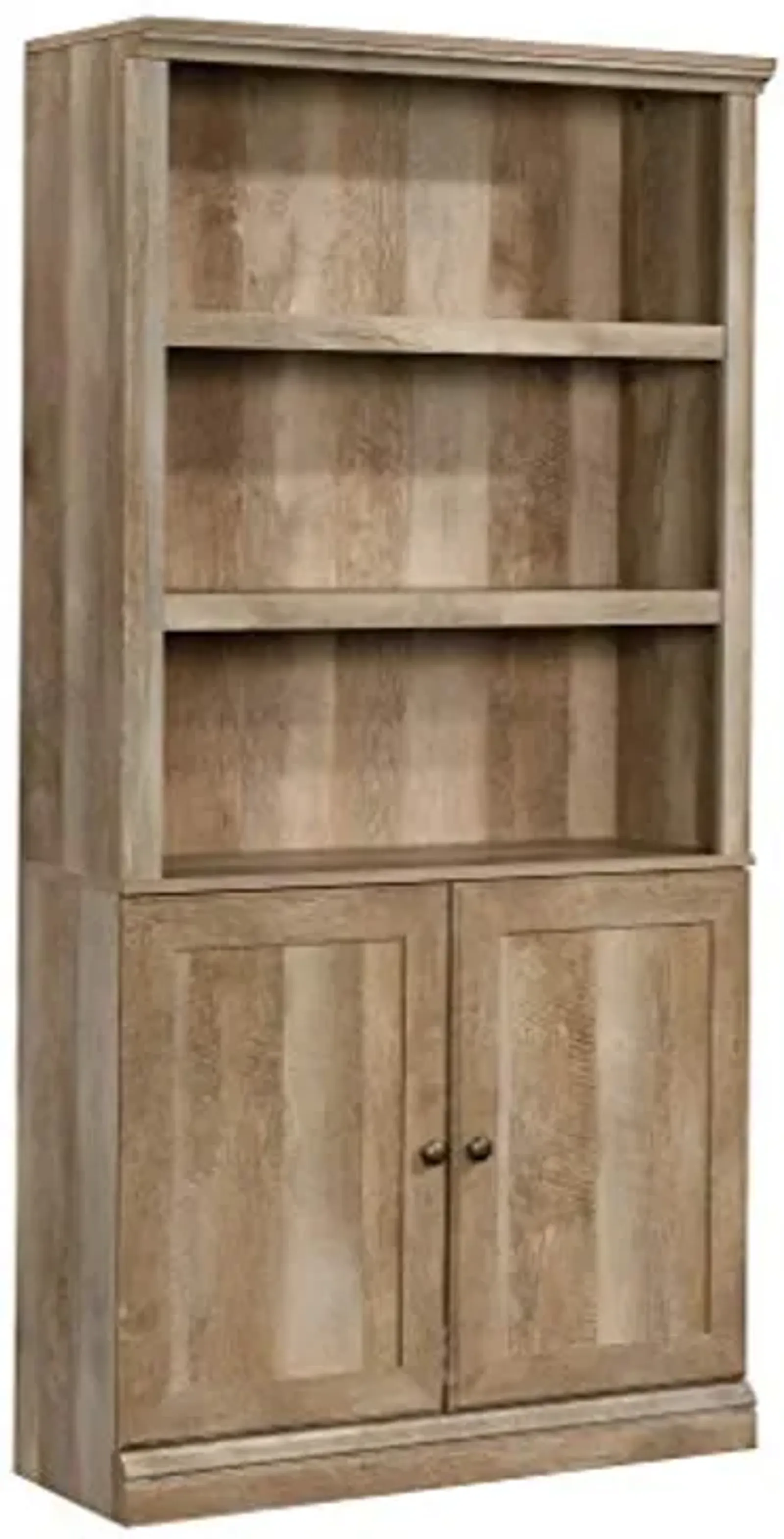 Sauder Anda Norr Display Cabinet/ Pantry cabinets, Lintel Oak finish