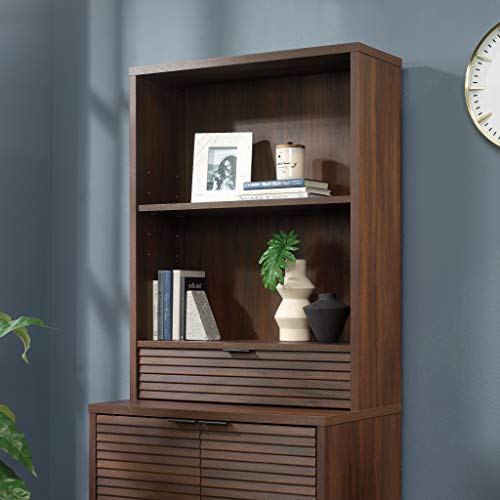 Sauder 426910 Englewood Library Hutch, Spiced Mahogany