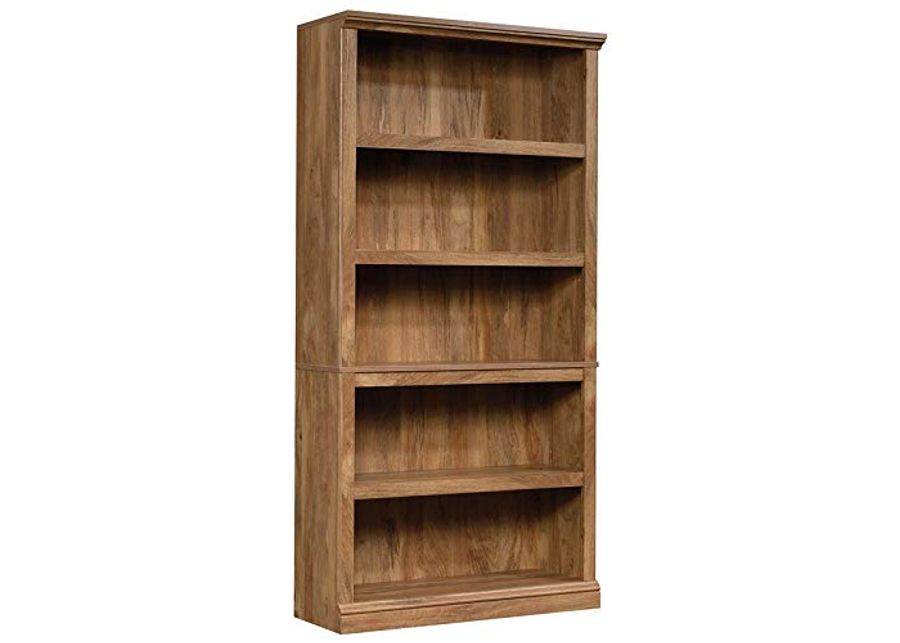 Sauder 5 Shelf Bookcase, Sindoori Mango Finish