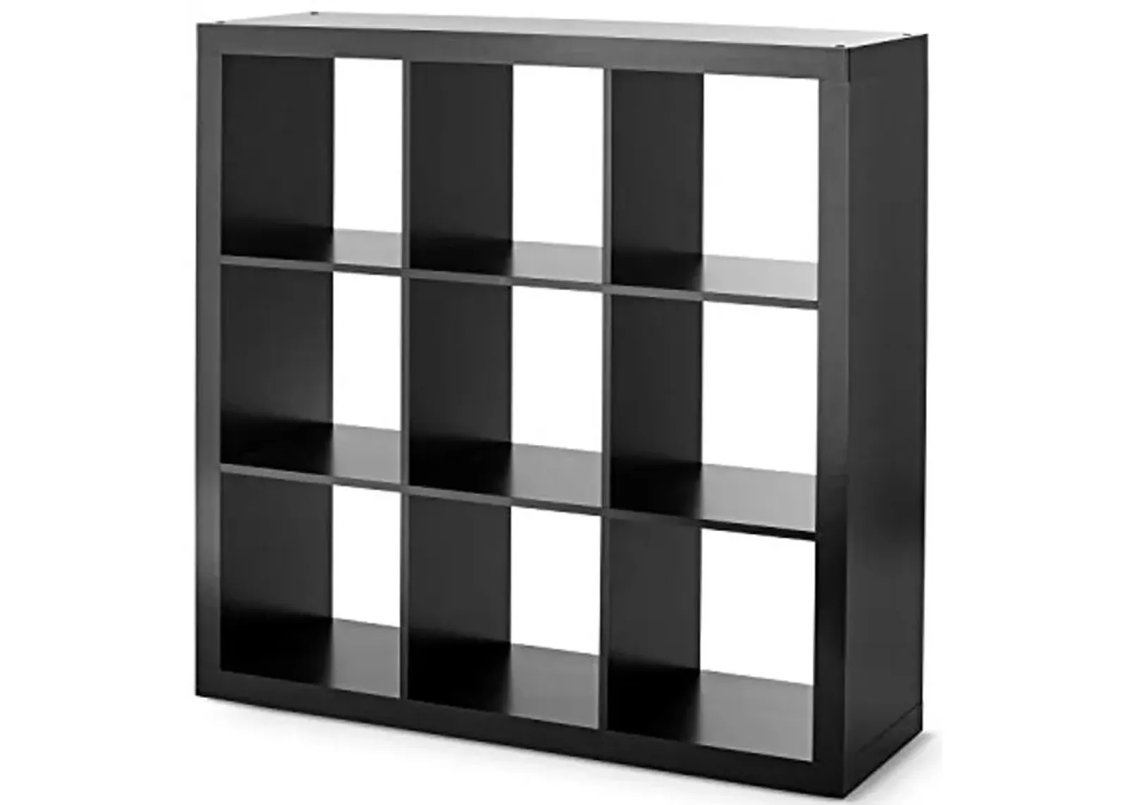 Better Homes & Gardens 9-Cube Storage Organizer, Solid Black 1 Set