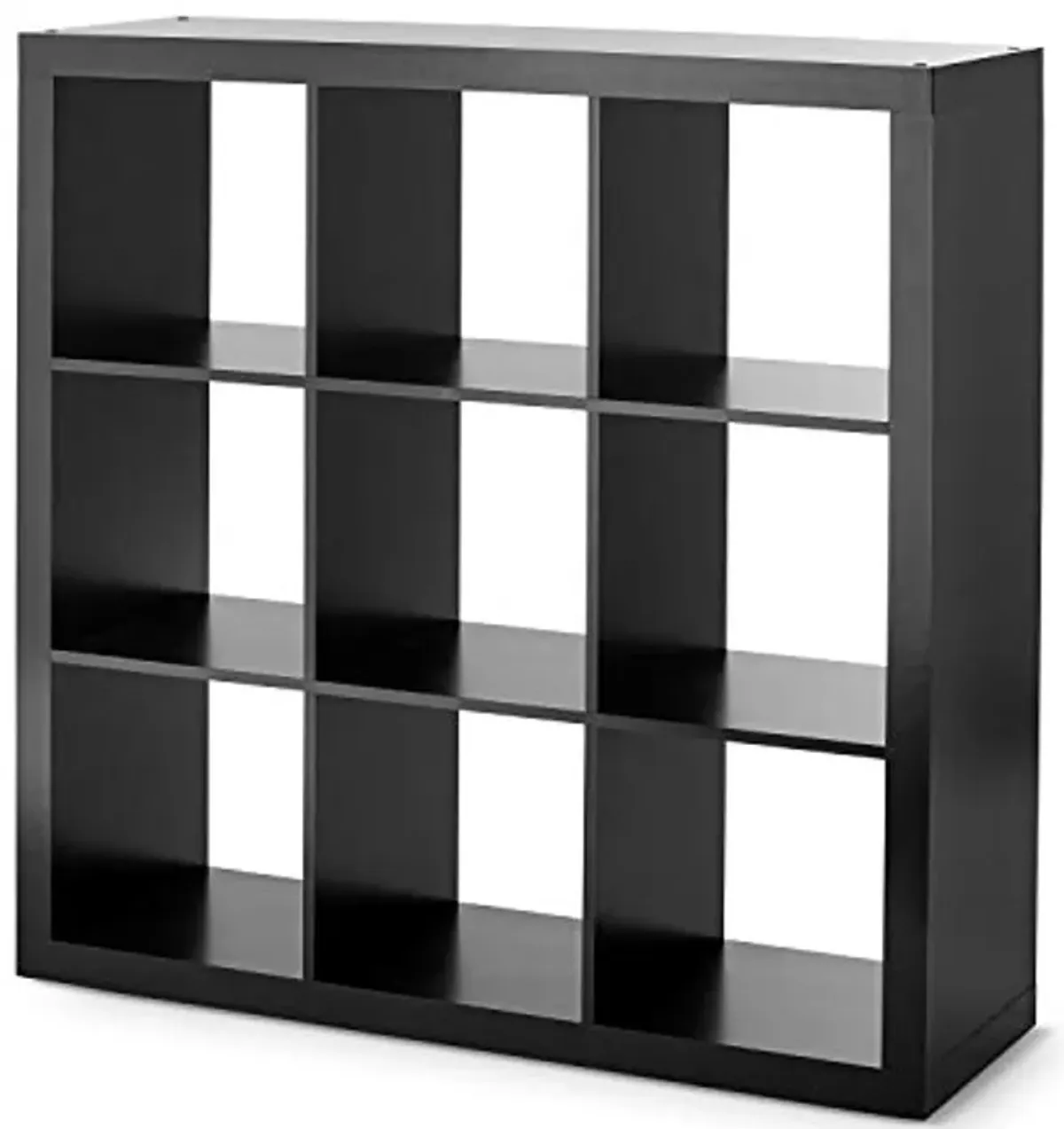 Better Homes & Gardens 9-Cube Storage Organizer, Solid Black 1 Set