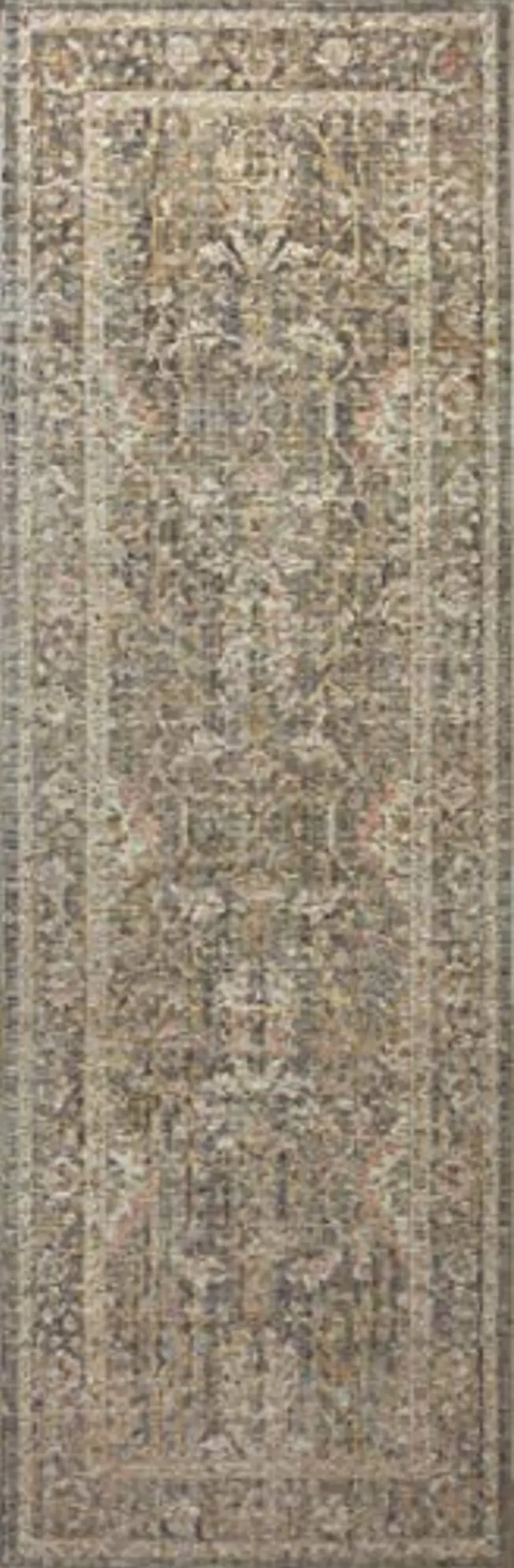 Loloi Chris Loves Julia Rosemarie 7'-10" x 10' Area Rug in Sage/Blush - Classic No-Shed Area Rug, Soft Living Room Rug, Antique Inspired Modern Rug for Living Area, Bedroom, Dining Room