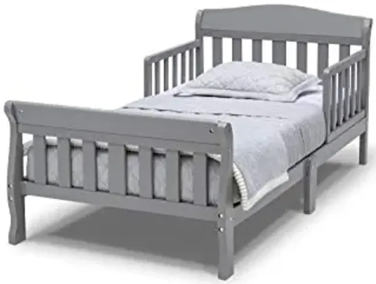 Delta Children Canton Toddler Bed, Grey, 2 Piece Set