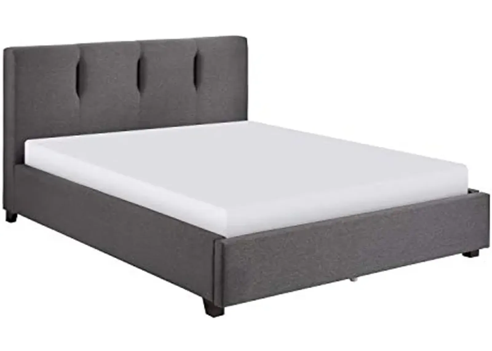 Lexicon Woodwell Platform Bed, King, Graphite