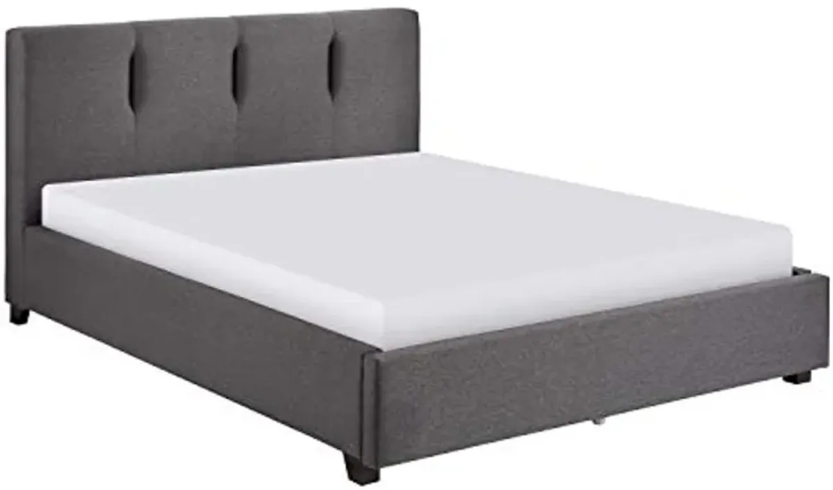 Lexicon Woodwell Platform Bed, King, Graphite