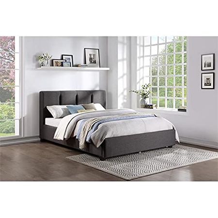 Lexicon Woodwell Platform Bed, Cal King, Graphite