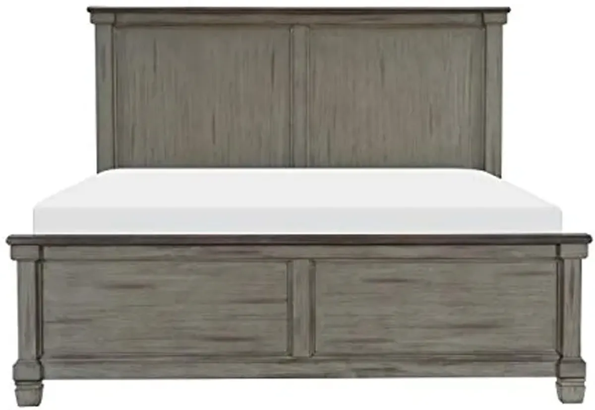 Lexicon Potrero Panel Bed, Queen, Antique Gray