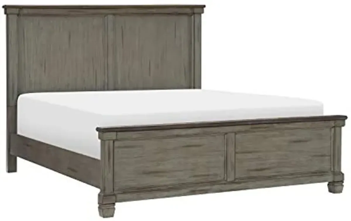 Lexicon Potrero Panel Bed, Queen, Antique Gray