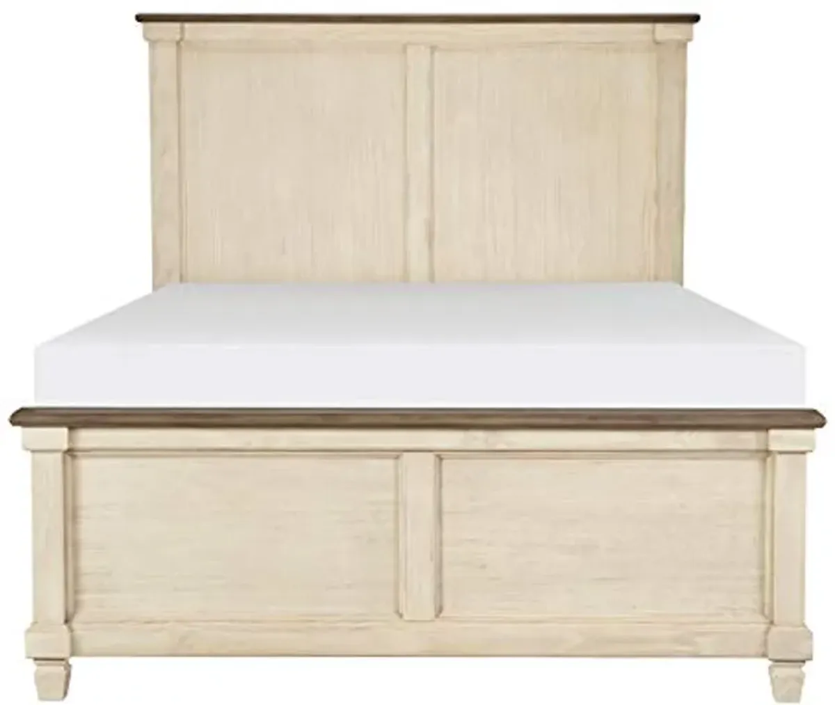 Lexicon Potrero Panel Bed, Queen, Antique White