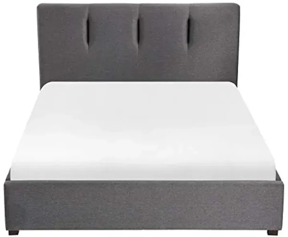 Lexicon Woodwell Platform Bed with Storage, Queen, Graphite
