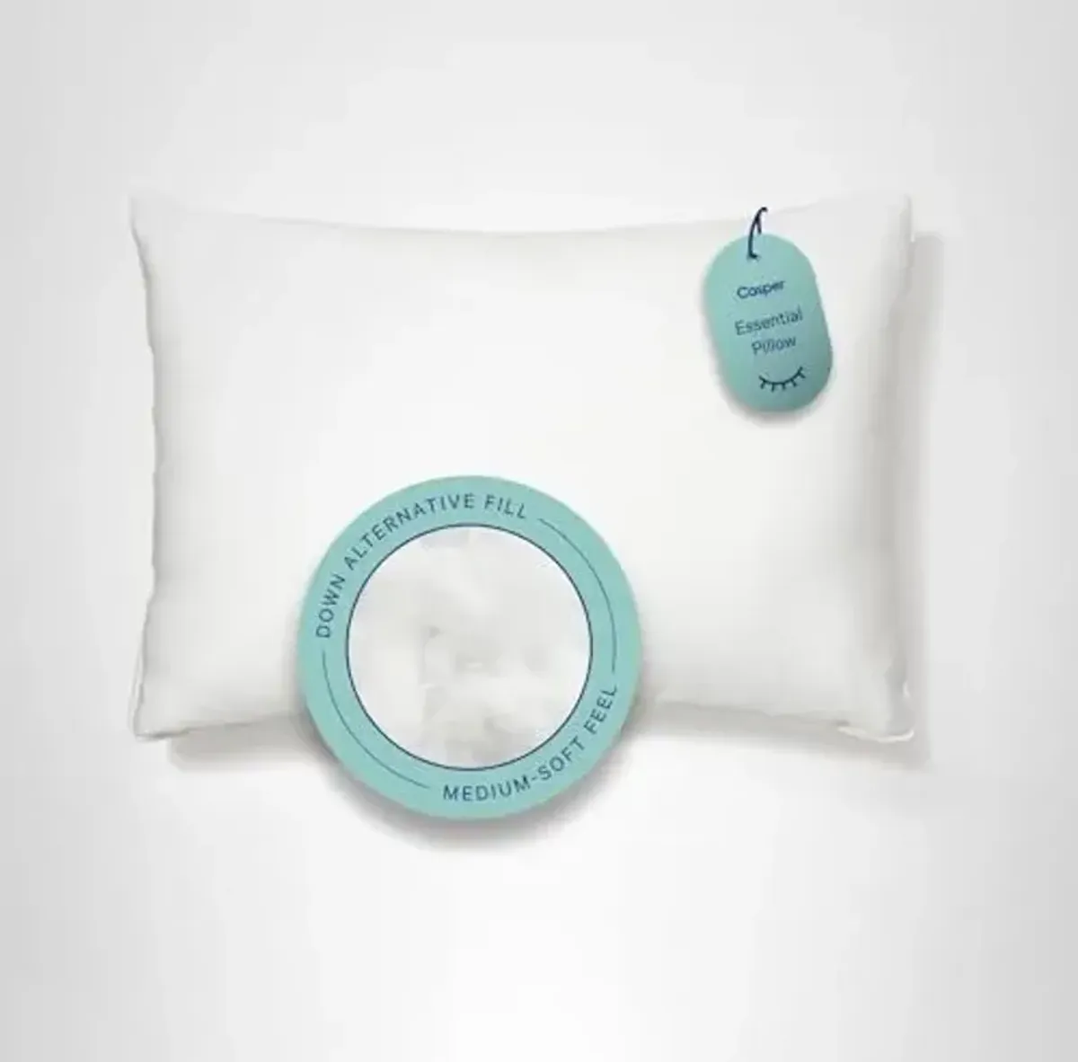 Casper Sleep Essential Pillow for Sleeping, Standard, White