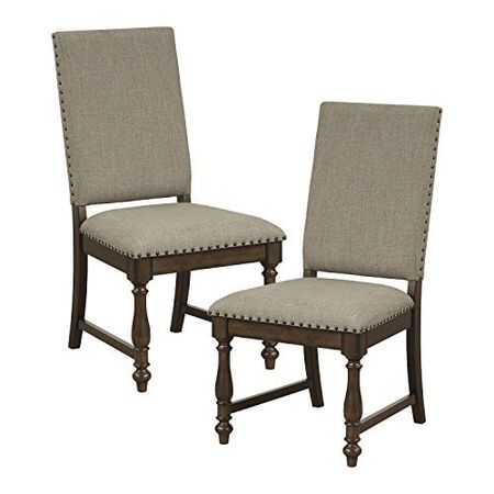 Lexicon Emmeline Dining Side Chair (Set of 2), Brown