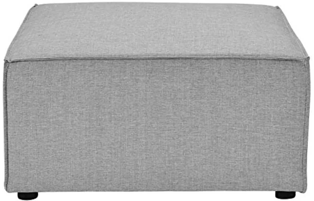 Modway EEI-4211-GRY Saybrook Outdoor Patio Upholstered Sectional Ottoman, Gray