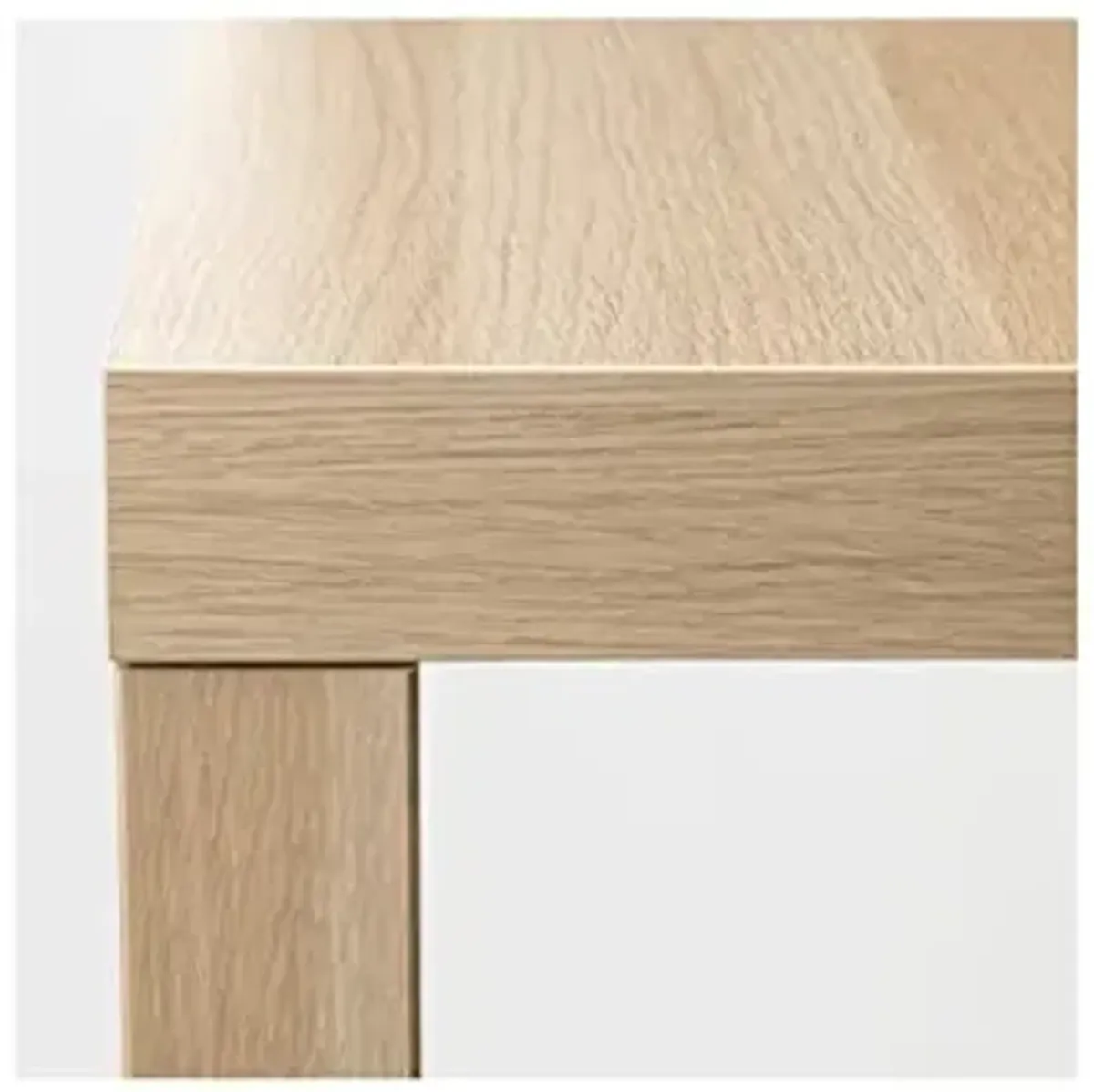 Ikea LACK Side table, 55x55 cm, [White stained oak effect]