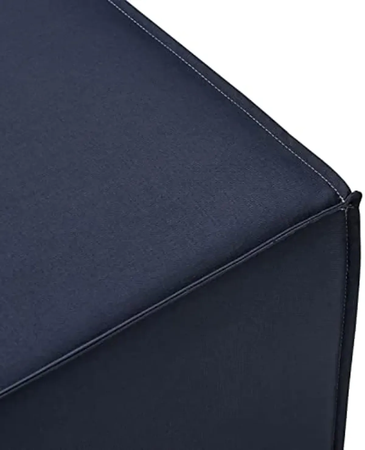 Modway EEI-4211-NAV Saybrook Outdoor Patio Upholstered Sectional Ottoman, Navy