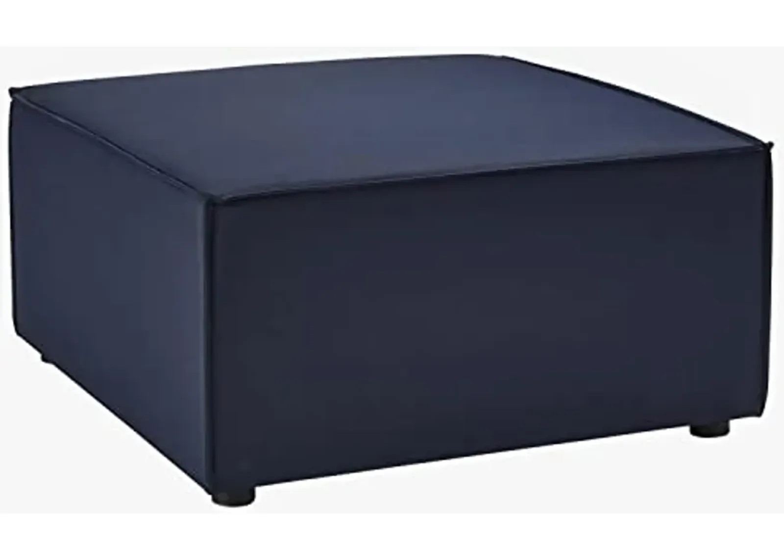 Modway EEI-4211-NAV Saybrook Outdoor Patio Upholstered Sectional Ottoman, Navy