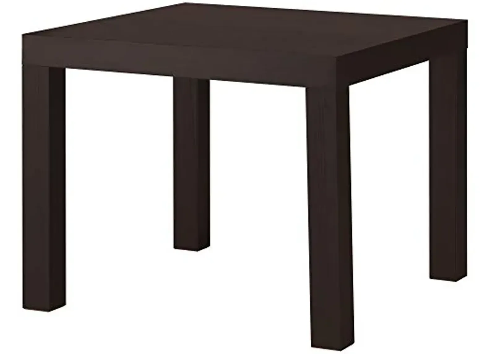 Ikea LACK Side table, 55x55 cm [Black-brown]