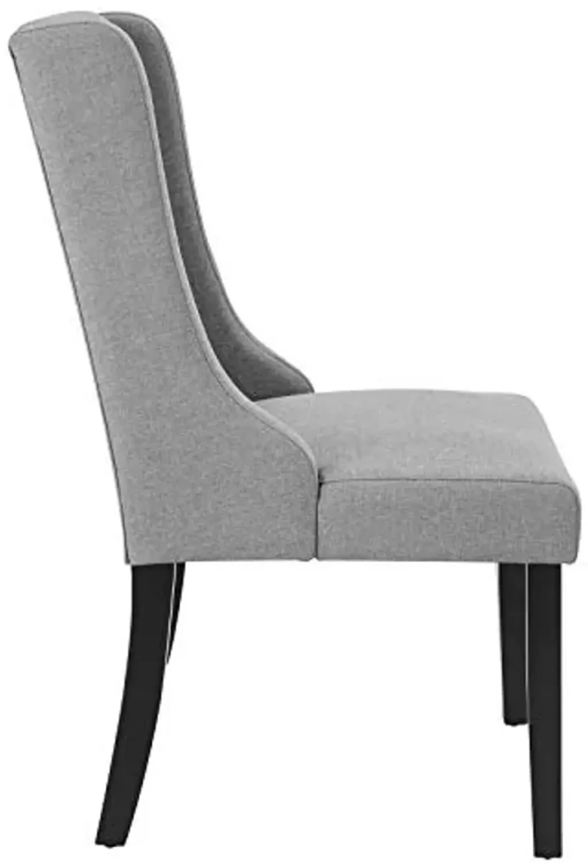 Modway EEI-4245-LGR Renew Parsons Fabric Dining Side Chairs - Set of 2, Light Gray