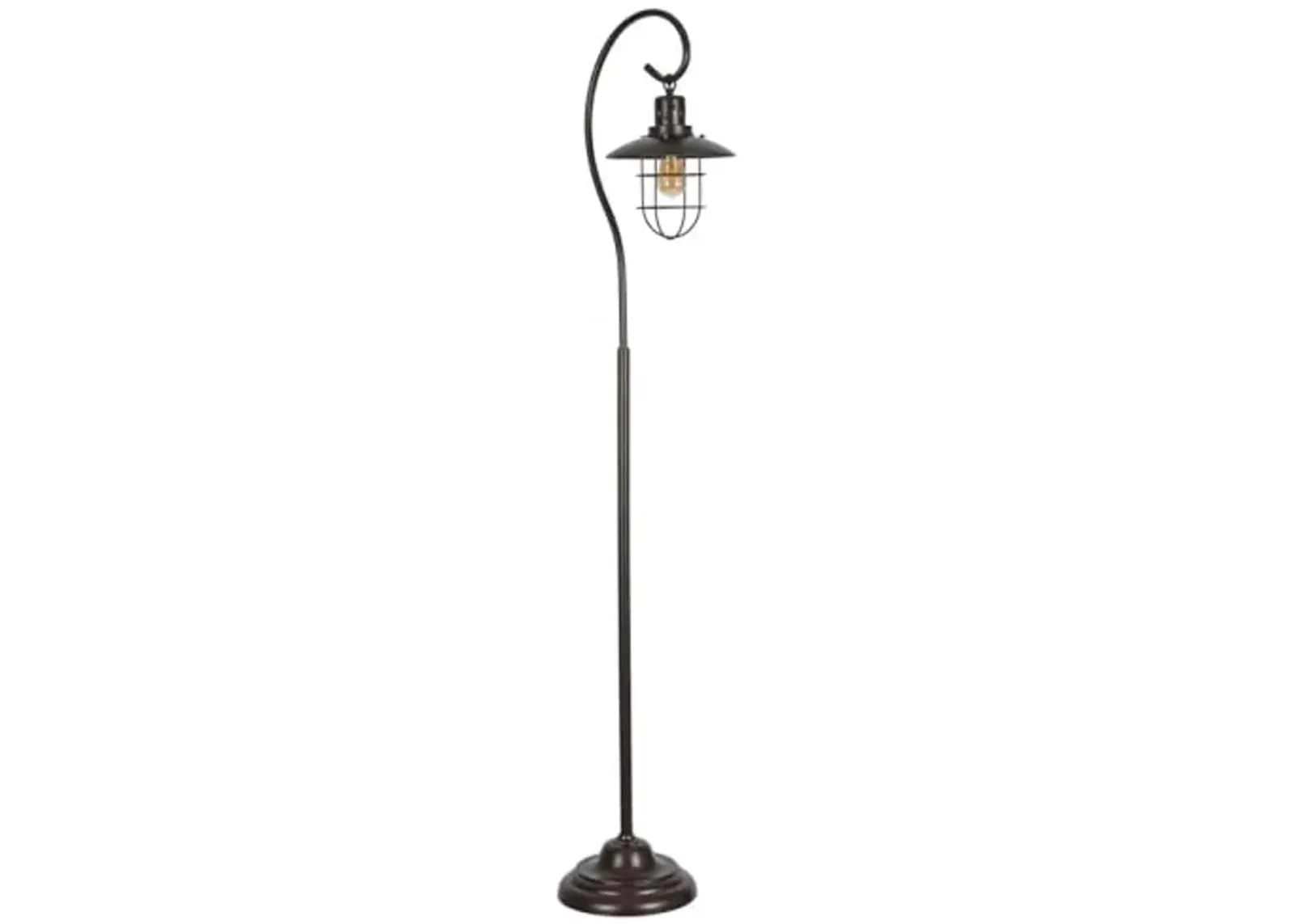 Safavieh Lighting Collection Archie 68-inch Black Iron Lantern Floor Lamp (LED Bulb Included) FLL4090A