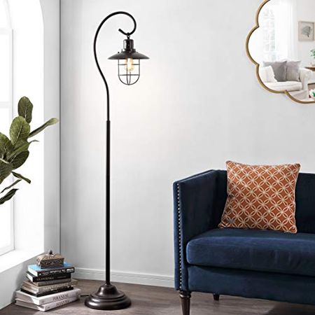 Safavieh Lighting Collection Archie 68-inch Black Iron Lantern Floor Lamp (LED Bulb Included) FLL4090A