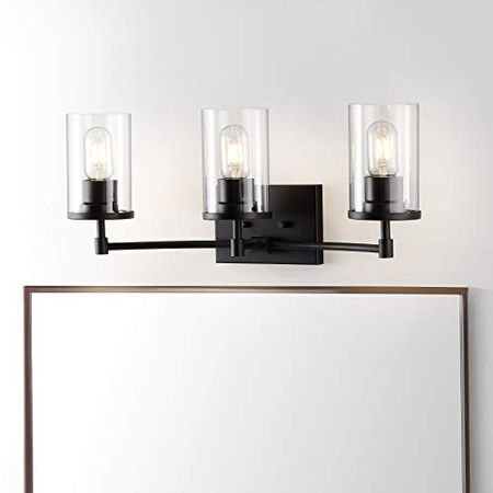 Safavieh Collection Ronsa Oil-Rubbed Bronze 3-Light Wall Sconce (LED Bulbs Included) SCN4064A