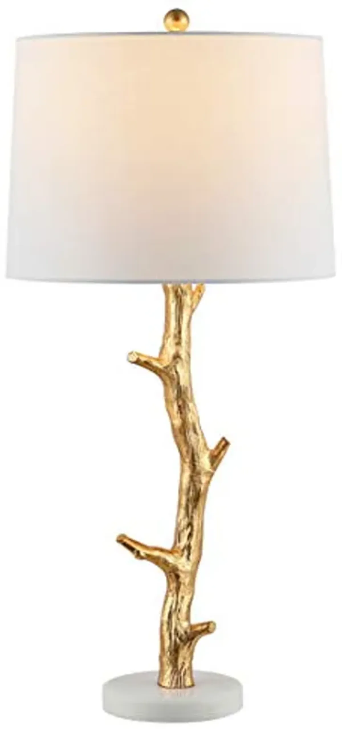 SAFAVIEH Lighting Collection Olenna Gold Tree Branch 30-inch Bedroom Living Room Home Office Desk Nightstand Table Lamp (LED Bulb Included)