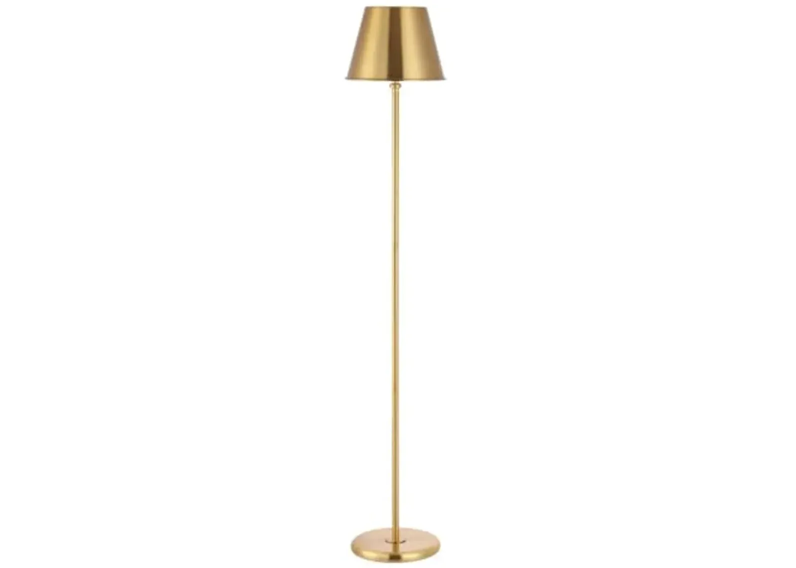 Safavieh Lighting Collection Asher 60-inch Brass Iron Floor Lamp (LED Bulb Included) FLL4094A