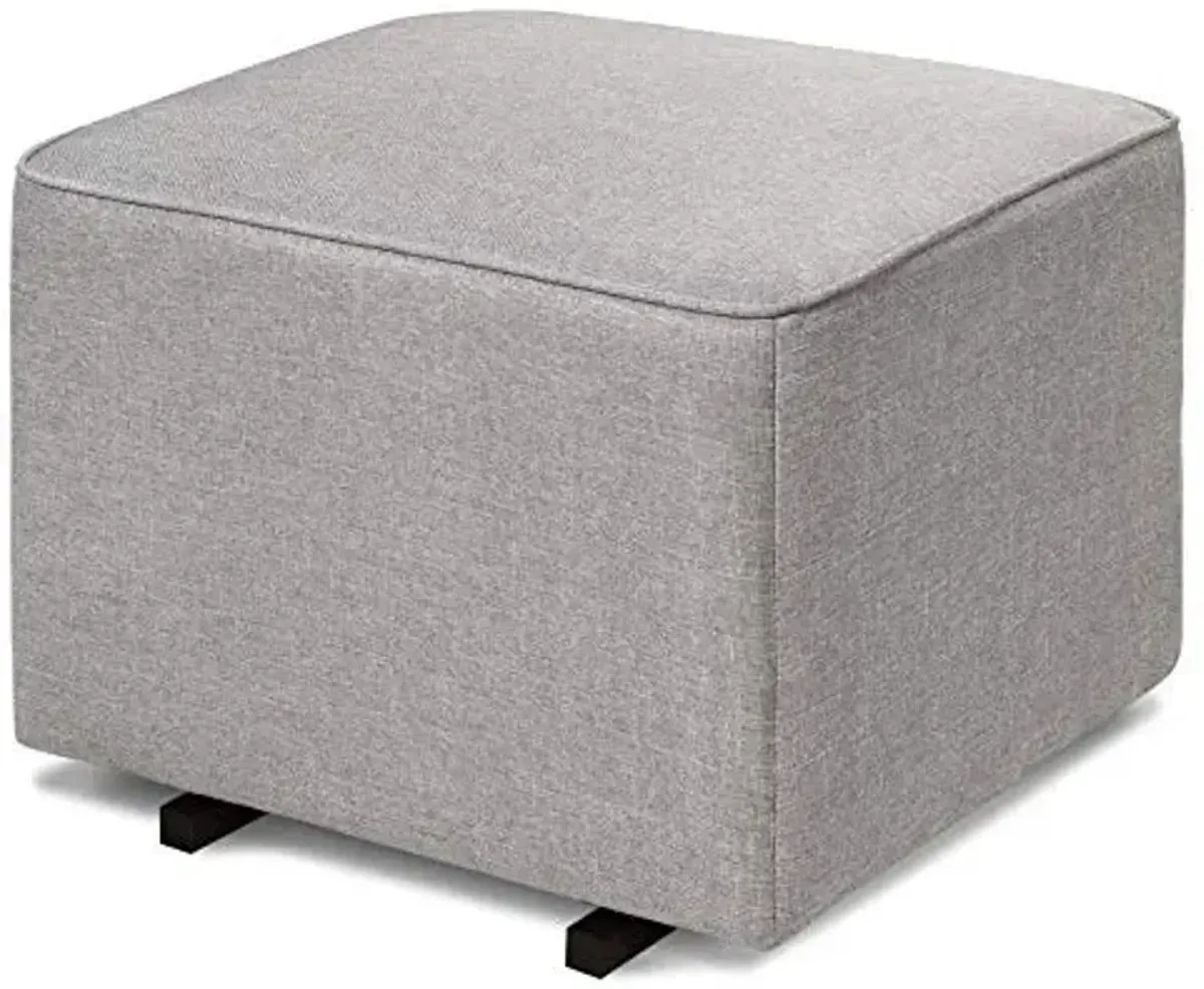 DaVinci Universal Gliding Ottoman in Misty Grey, Greenguard Gold & CertiPUR-US Certified
