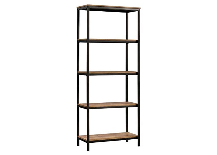 Sauder North Avenue Tall 4 shelves Bookcase, Sindoori Mango Finish