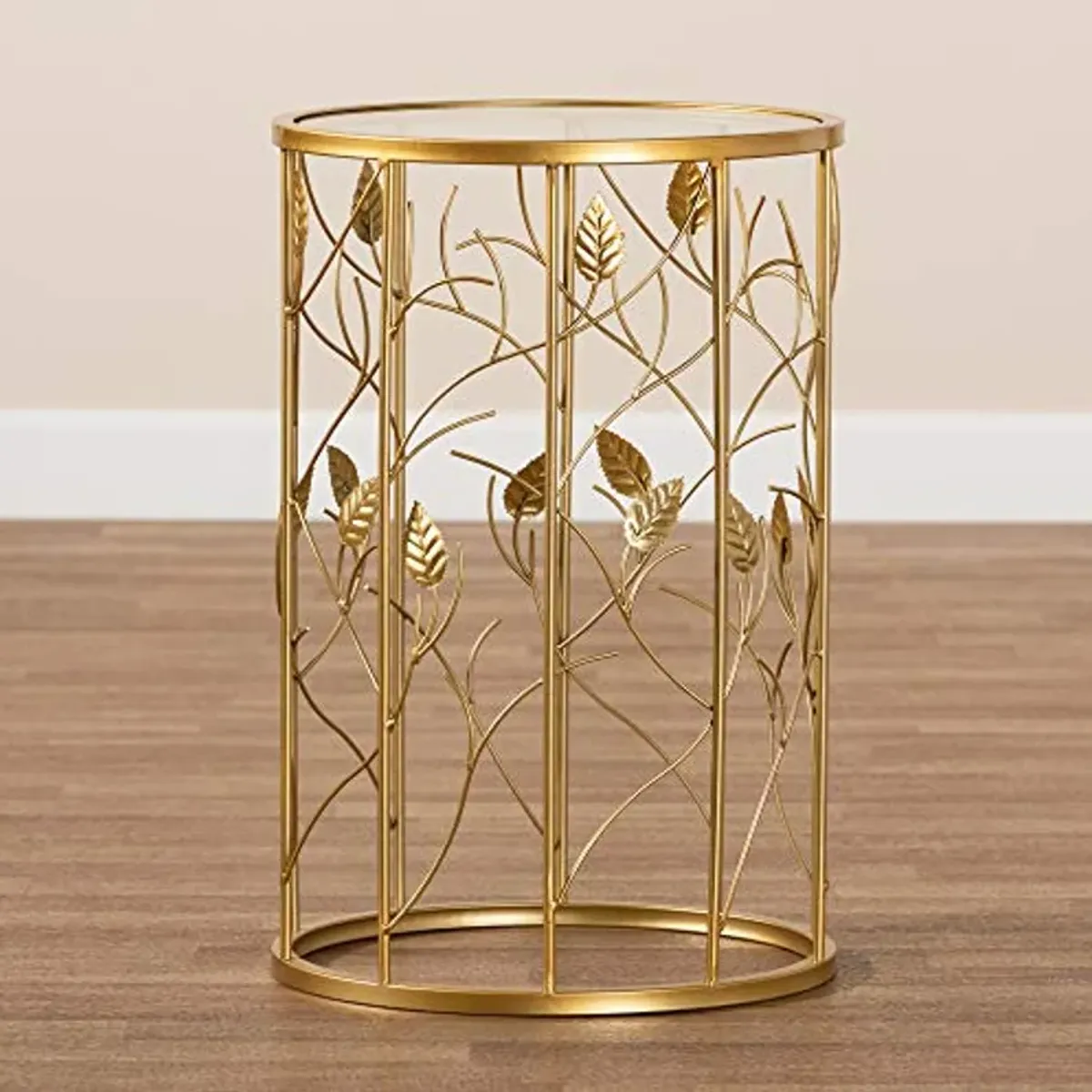 Baxton Studio Anaya End Tables, Gold