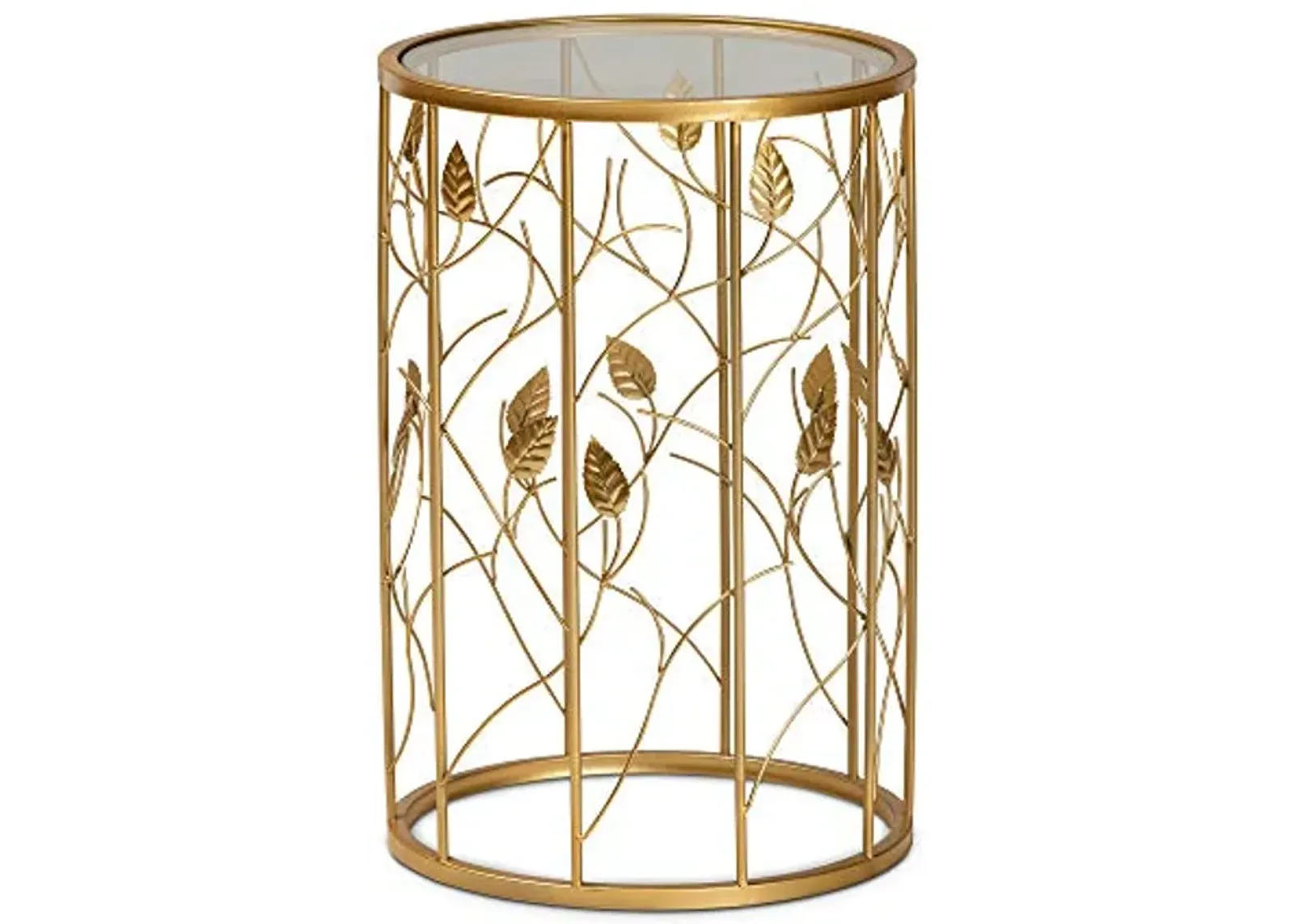 Baxton Studio Anaya End Tables, Gold