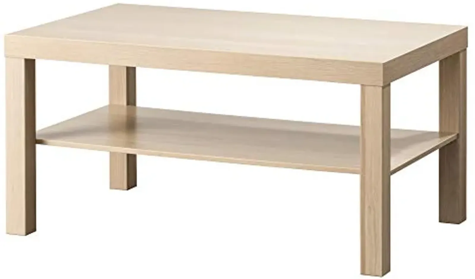 IKEA LACK coffee table 90x55x45 cm white stained oak effect