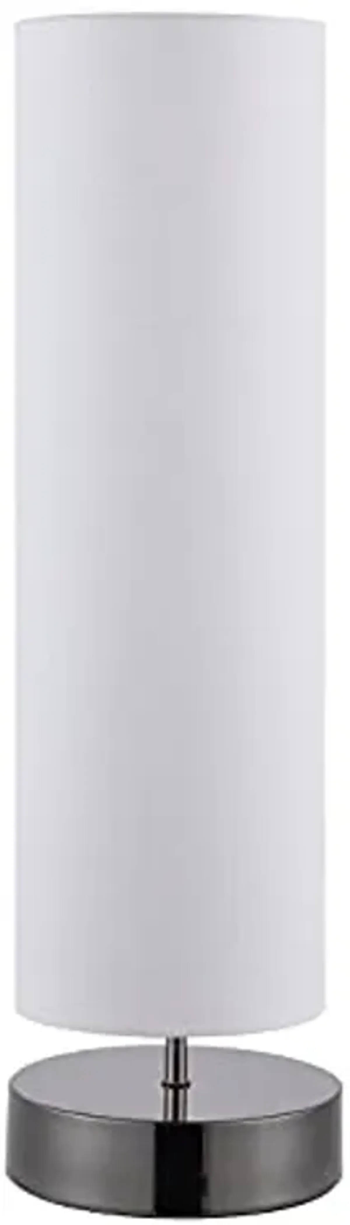 SAFAVIEH Lighting Collection Wick Modern White Cylinder 26-inch Bedroom Living Room Home Office Desk Nightstand Table Lamp (LED Bulb Included)