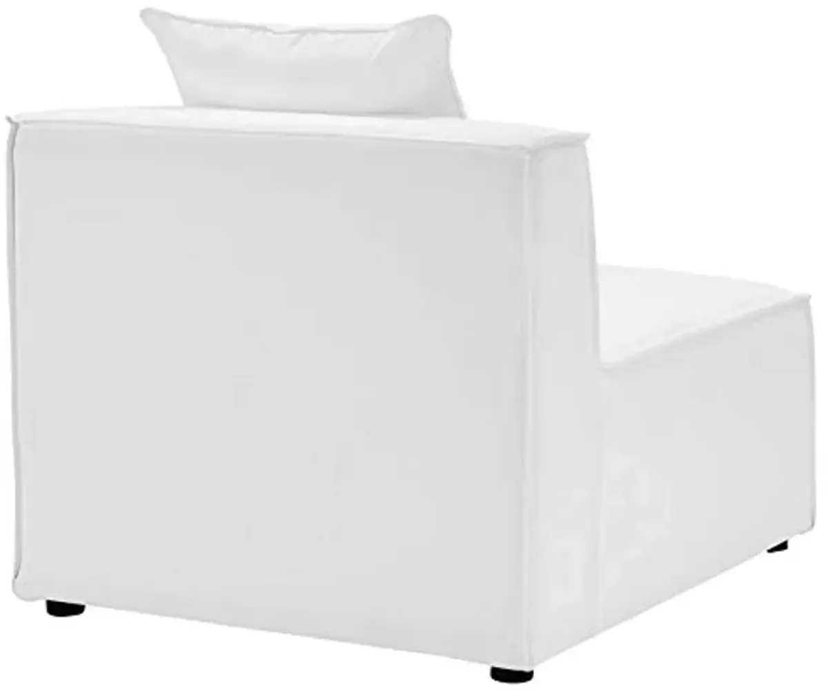 Modway EEI-4380-WHI Saybrook Patio Upholstered 4-Piece Sectional Sofa in White