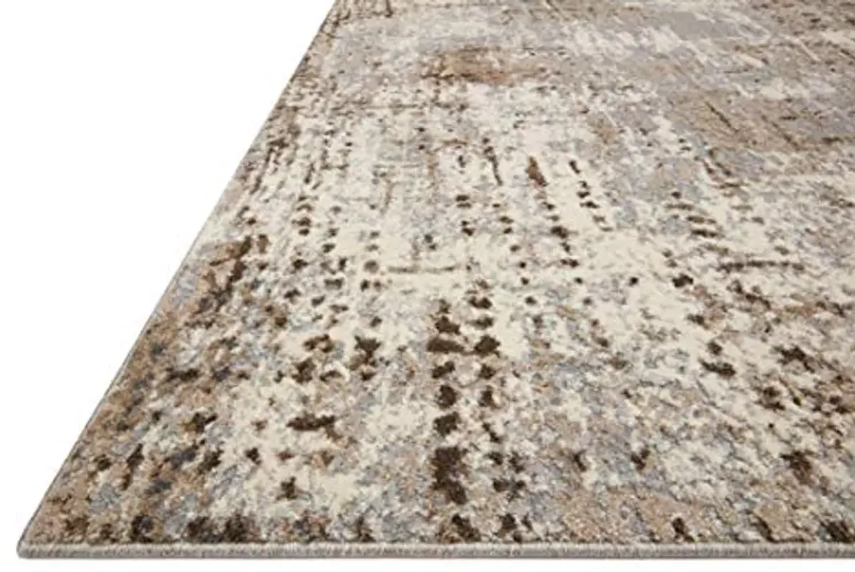 Loloi II Austen Collection AUS-01 Natural/Mocha 2'-4" x 10' Runner Rug