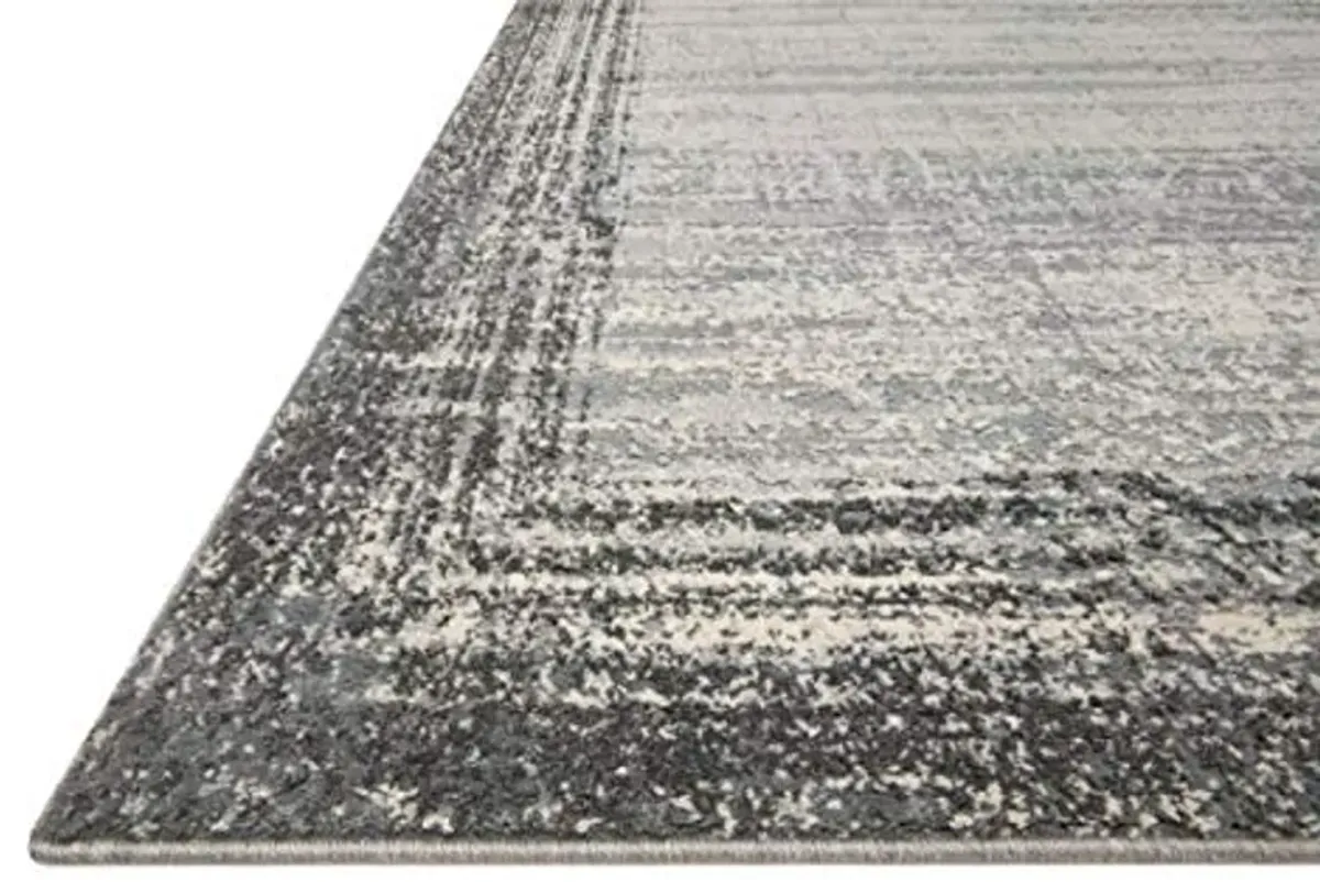 Loloi II Austen Collection AUS-02 Stone/Charcoal 2'-4" x 8'-0" Runner Rug