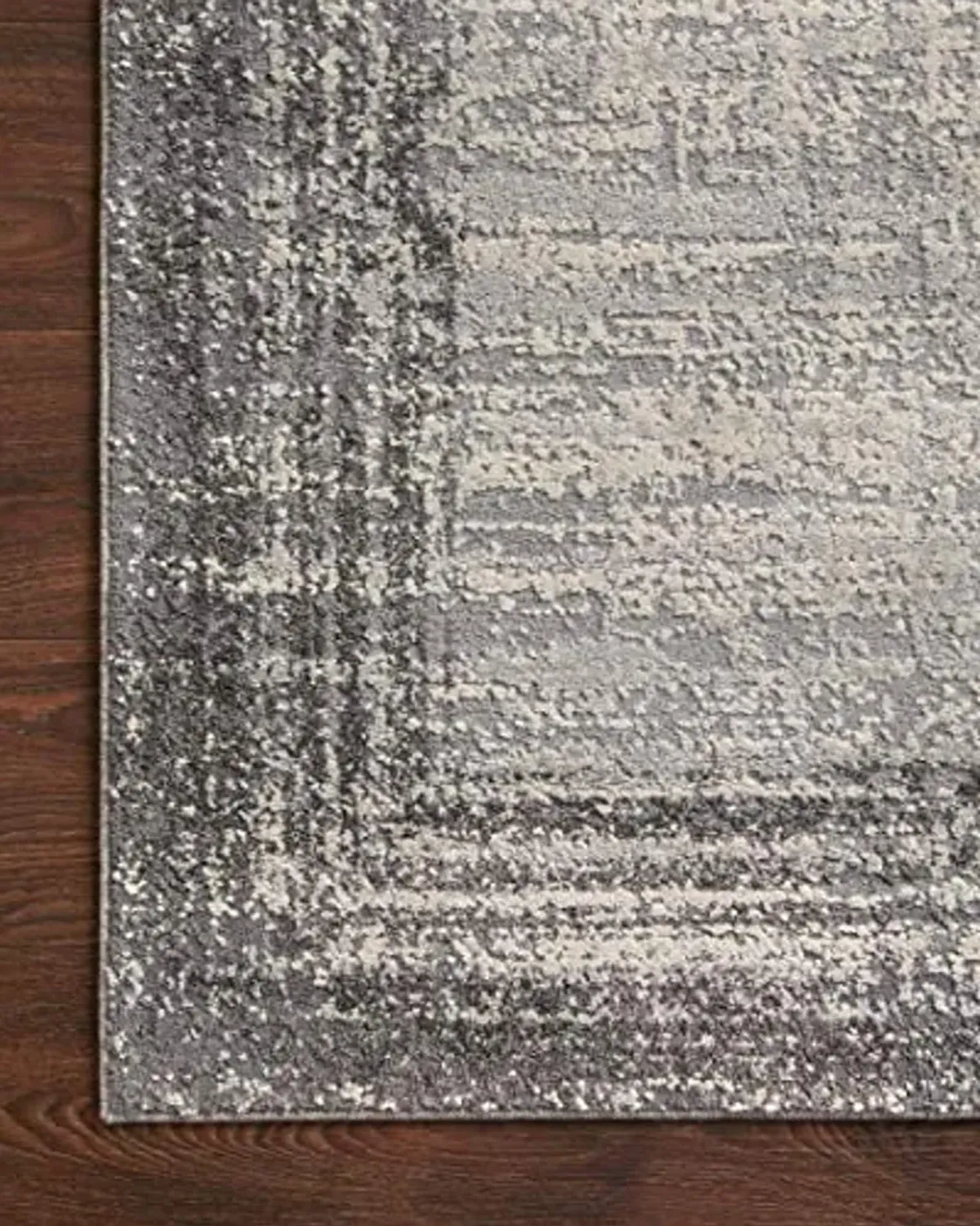 Loloi II Austen Collection AUS-02 Stone/Charcoal 2'-4" x 8'-0" Runner Rug