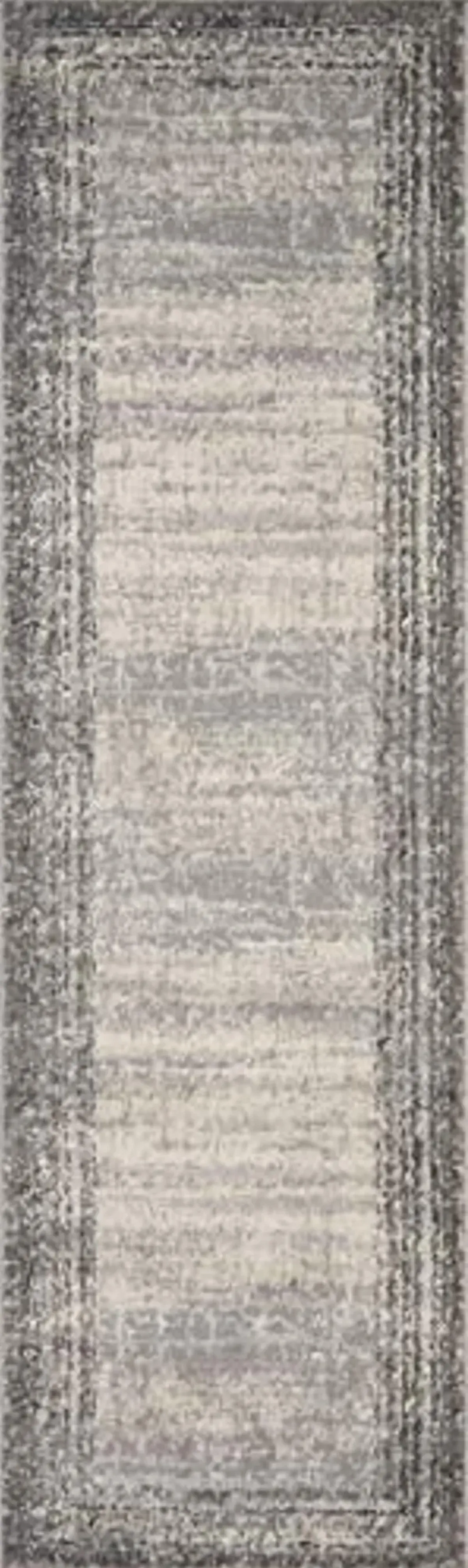 Loloi II Austen Collection AUS-02 Stone/Charcoal 2'-4" x 8'-0" Runner Rug