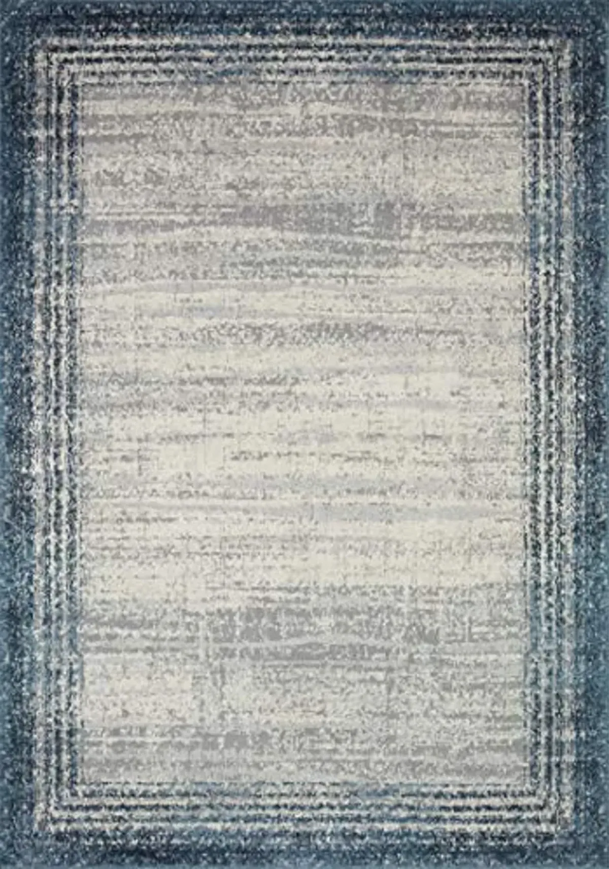 Loloi II Austen Collection AUS-02 Pebble/Blue 3'-11" x 5'-7" Accent Rug