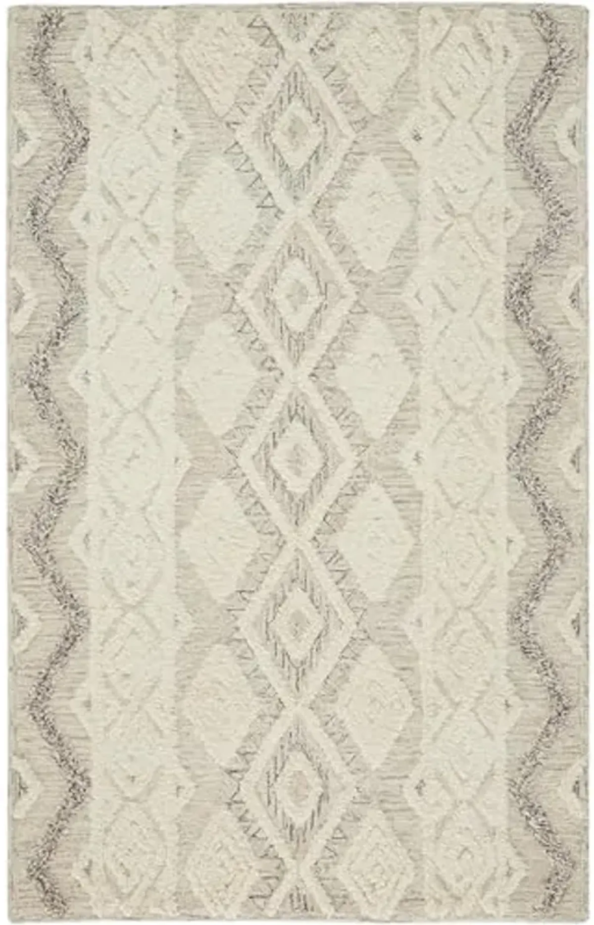 Feizy Rugs - Anica Collection, Contemporary Geometric Area Rug - Gray 8' x 10'