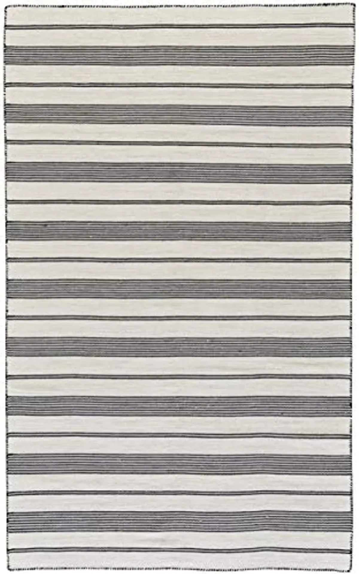 Feizy Rugs - Duprine Collection, Transitional Graphic Area Rug - Black 5' x 8'