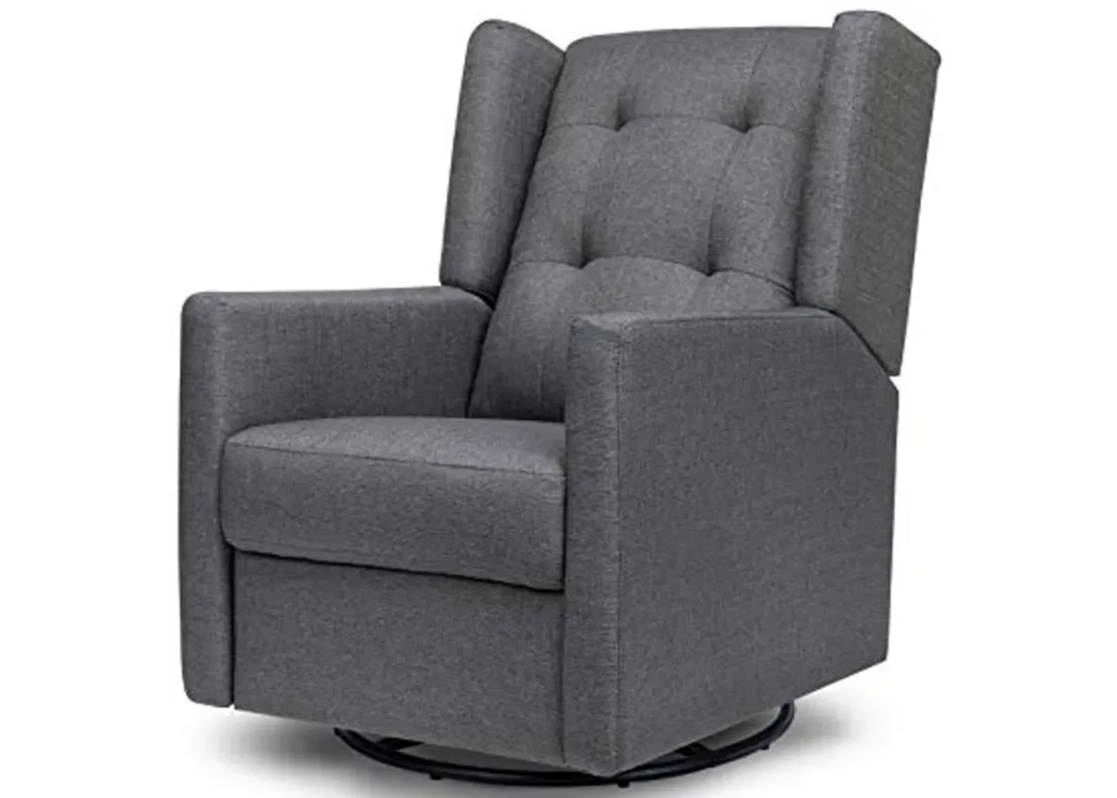 DaVinci Maddox Recliner and Swivel Glider in Shadow Grey, Greenguard Gold & CertiPUR-US Certified