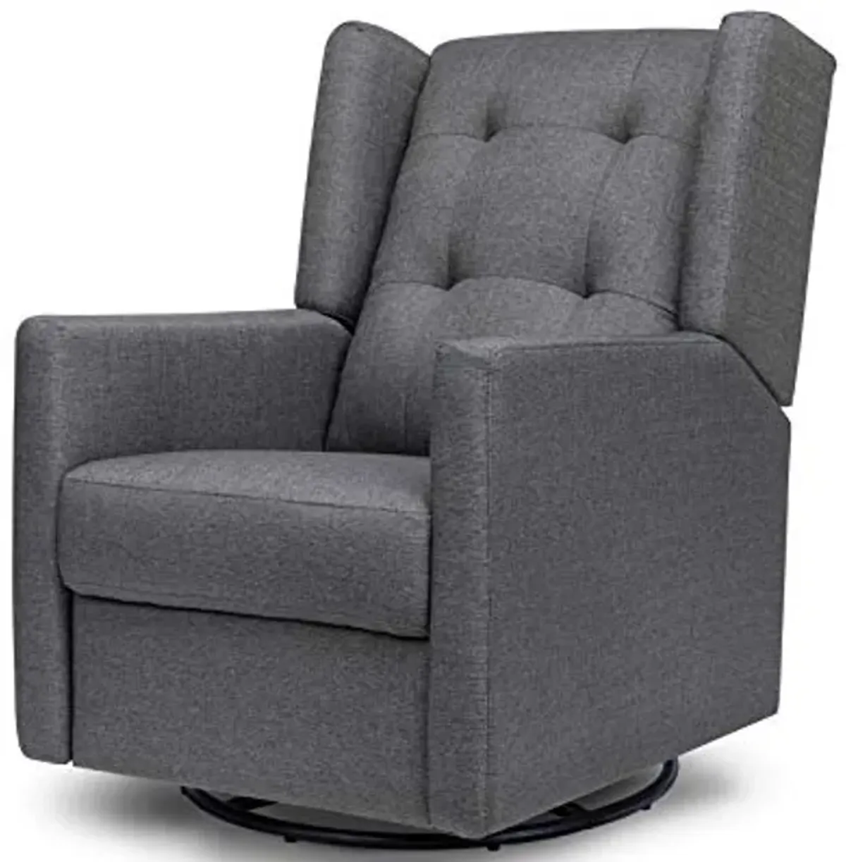 DaVinci Maddox Recliner and Swivel Glider in Shadow Grey, Greenguard Gold & CertiPUR-US Certified