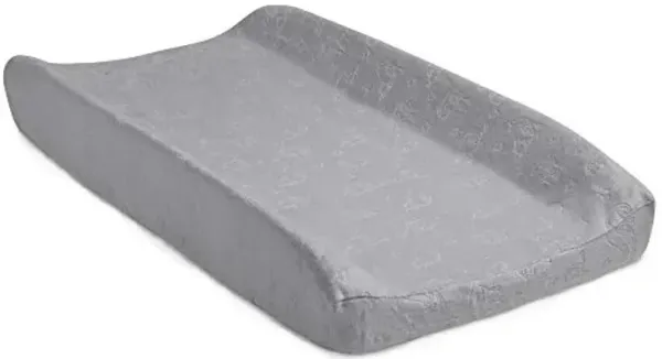 Serta Perfect Sleeper Contoured Changing Pad with Plush Cover, Grey