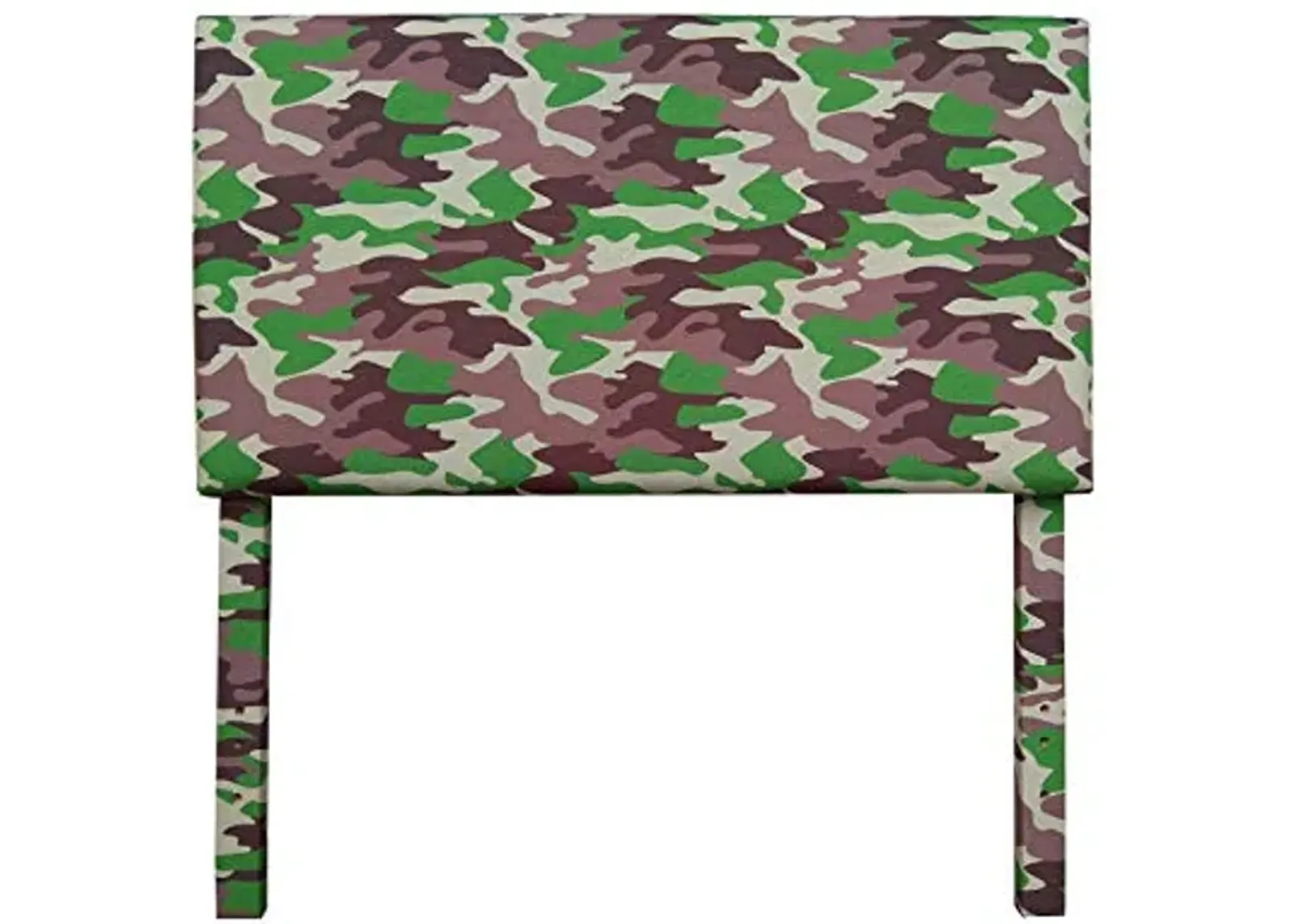 American Original Camo Tufted Headboard, Twin, 41.5" x 42", Green