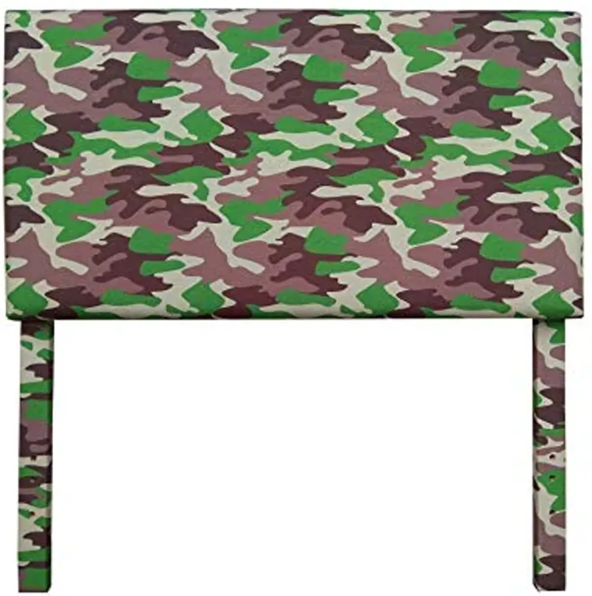 American Original Camo Tufted Headboard, Twin, 41.5" x 42", Green