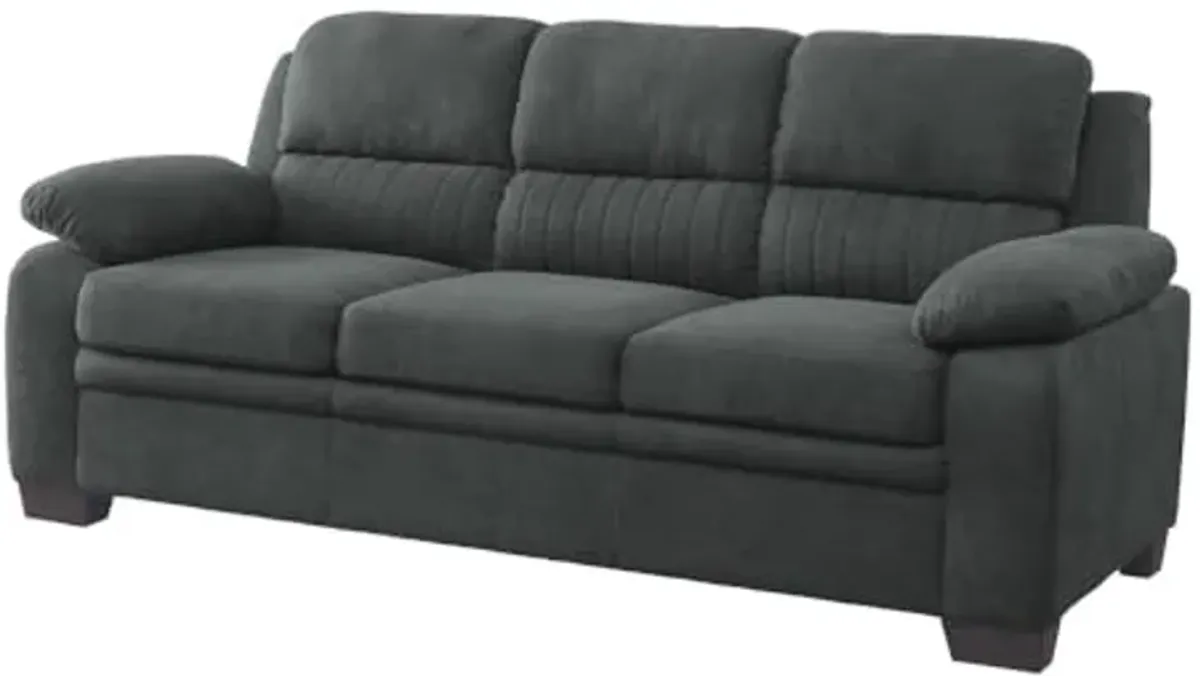 Lexicon Vega 2-Piece Living Room Sofa Set, Dark Gray