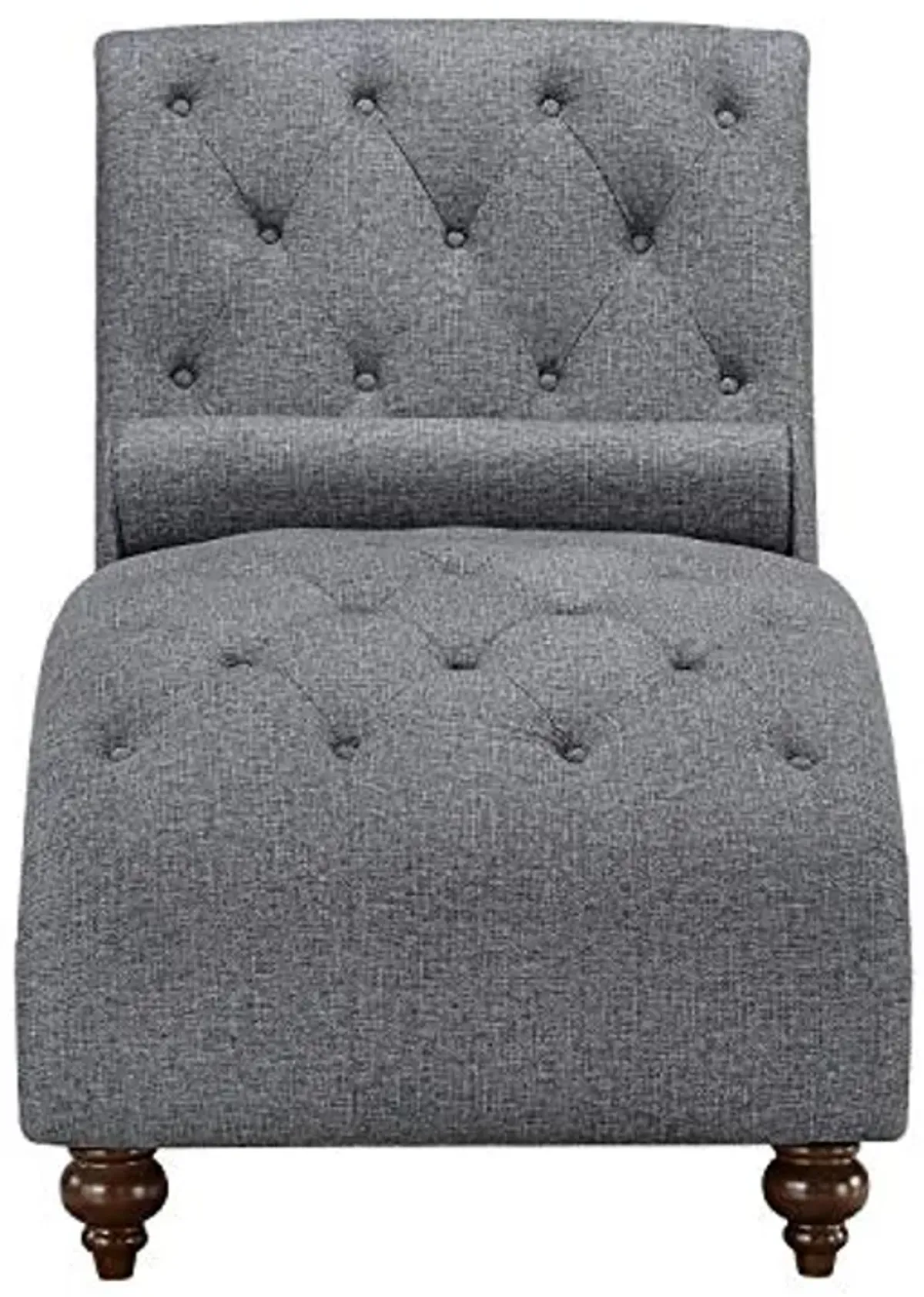 Lexicon Lambart Chaise Lounge, Gray (Bronze Nailheads)