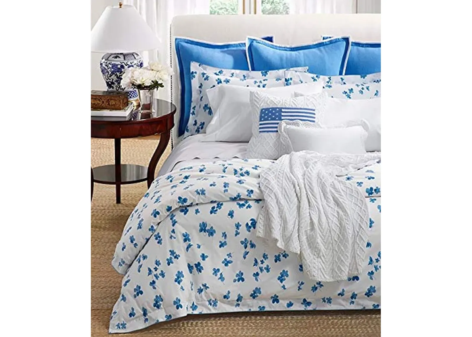 Ralph Lauren Georgica Maylen Blue Full/Queen Duvet Cover